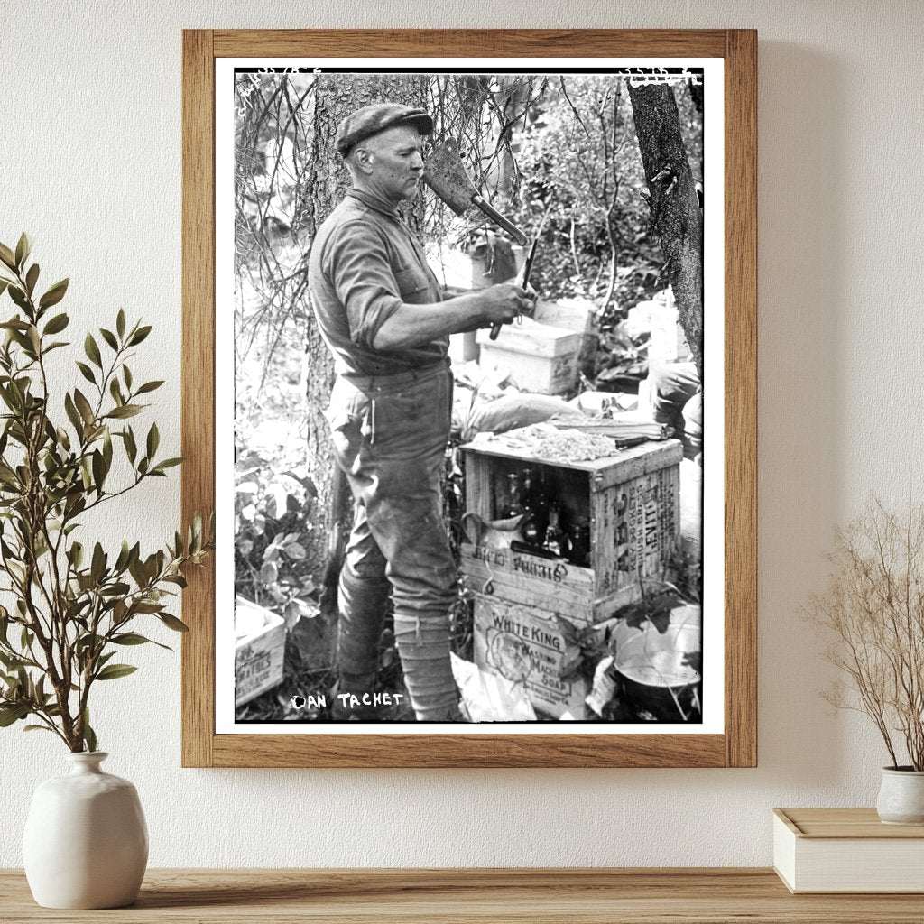 Historic Dan Tachet Print, Vintage Art