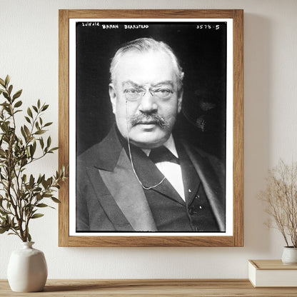 Historic Baron Bearstead [i.e., Bearsted] Print, Vintage Art