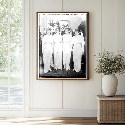 Historic Lisa Stillman -- Mrs. Jay Gould -- Mrs. Edm. Twining -- Sallie Manice Print, Vintage Art