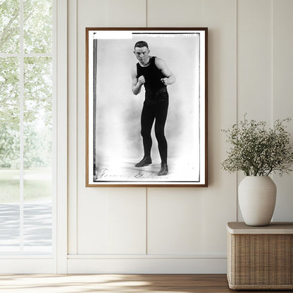 Historic Tommy Gibbons Print, Vintage Art