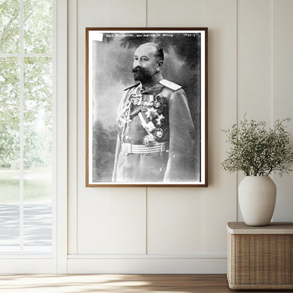 Historic Gen. Polivanoff, War Minister of Russia Print, Vintage Art