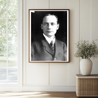 Historic Howard E. Coffin Print, Vintage Art