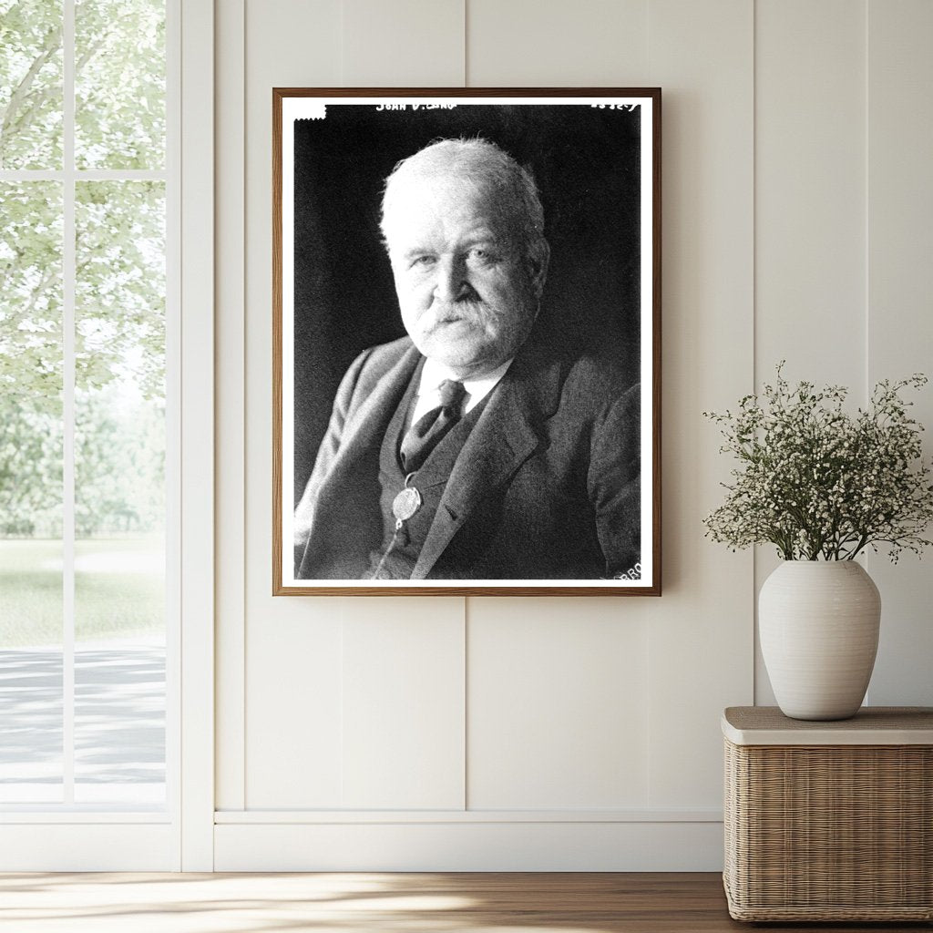 Historic John D. Long Print, Vintage Art