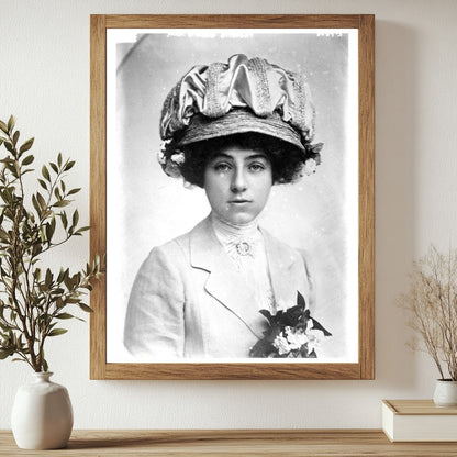Historic Mrs. Willard Straight Print, Vintage Art