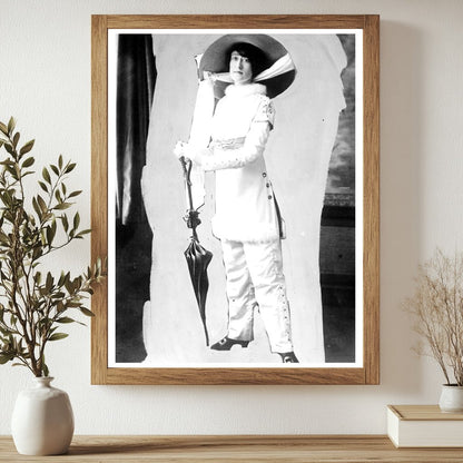 Historic Fannie Harley Print, Vintage Art