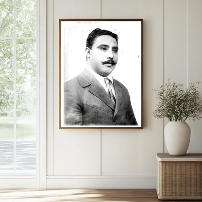Historic Gen. Alfredo Ricaut Print, Vintage Art