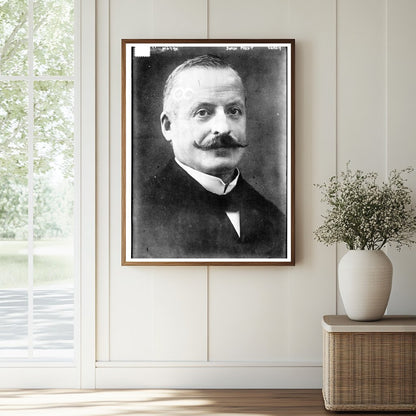 Historic Motta - Swiss Pres't Print, Vintage Art