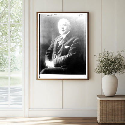 Historic Wm. L. Saunders Print, Vintage Art