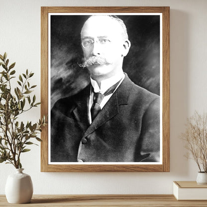Historic Prof. A.G. Webster Print, Vintage Art