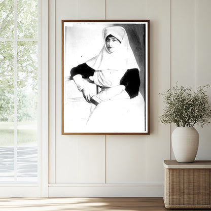 Historic Mrs. Geo. T. Marye Print, Vintage Art