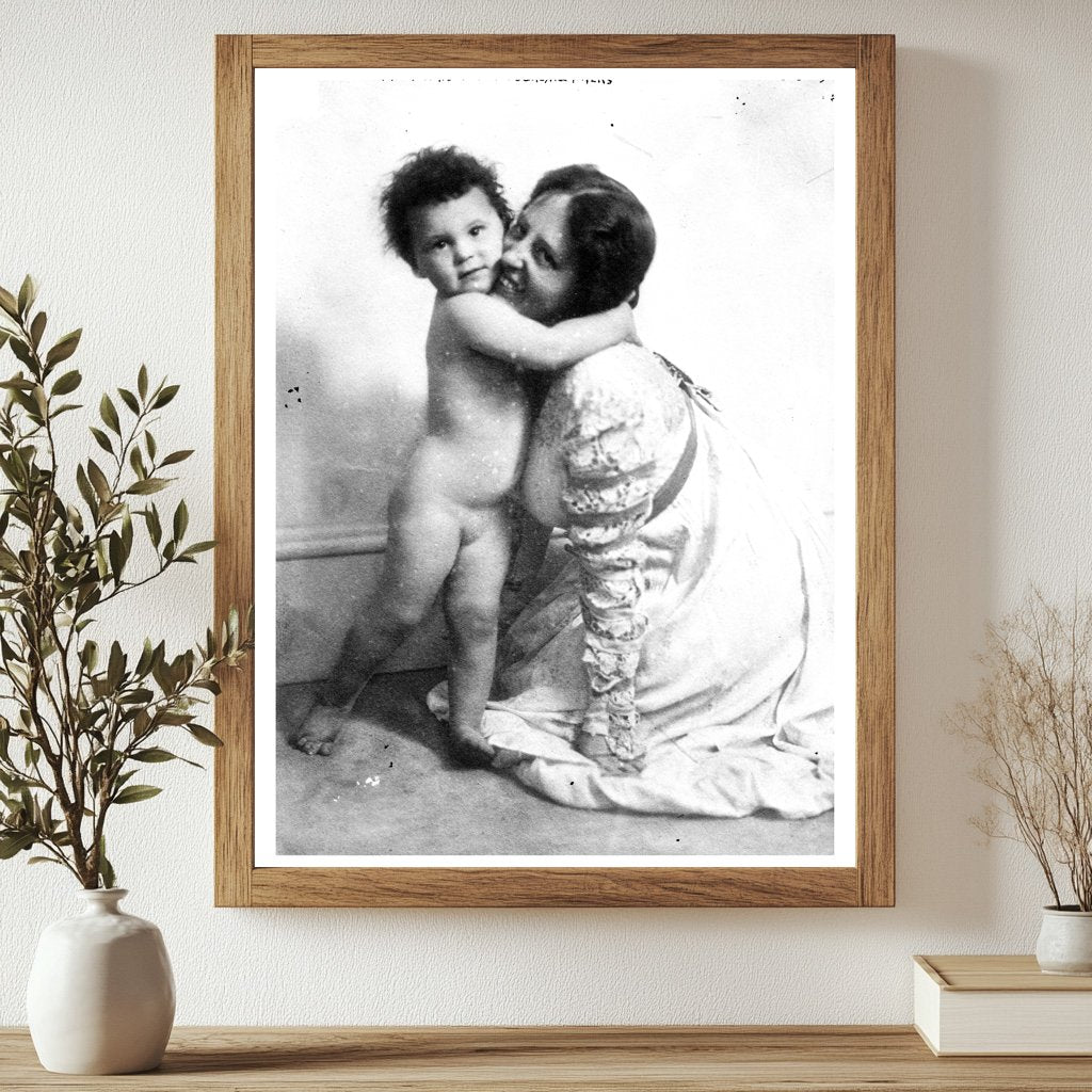 Historic Virginia Myers and Mrs. Jerome Myers Print, Vintage Art