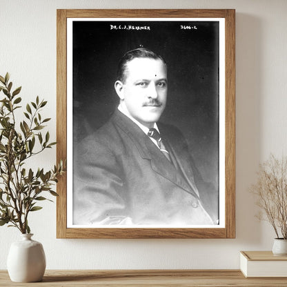 Historic Dr. C.J. Hexamer Print, Vintage Art