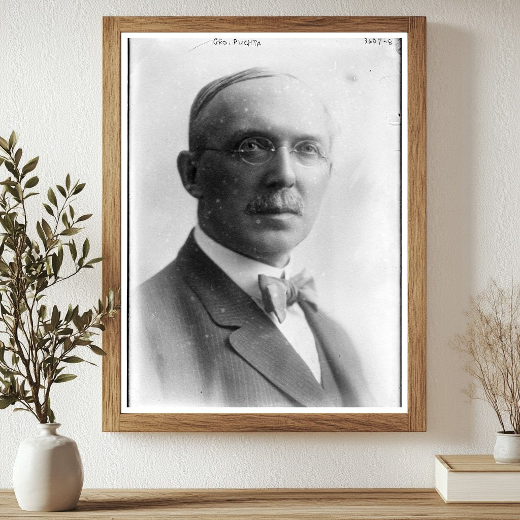 Historic Geo. Puchta Print, Vintage Art