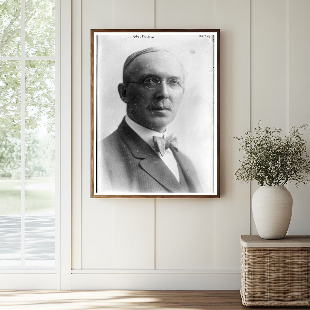 Historic Geo. Puchta Print, Vintage Art