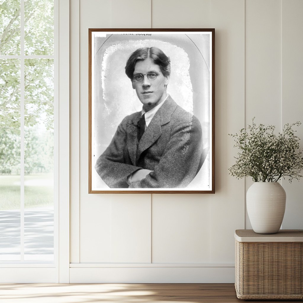 Historic A. Fenner Brockway Print, Vintage Art