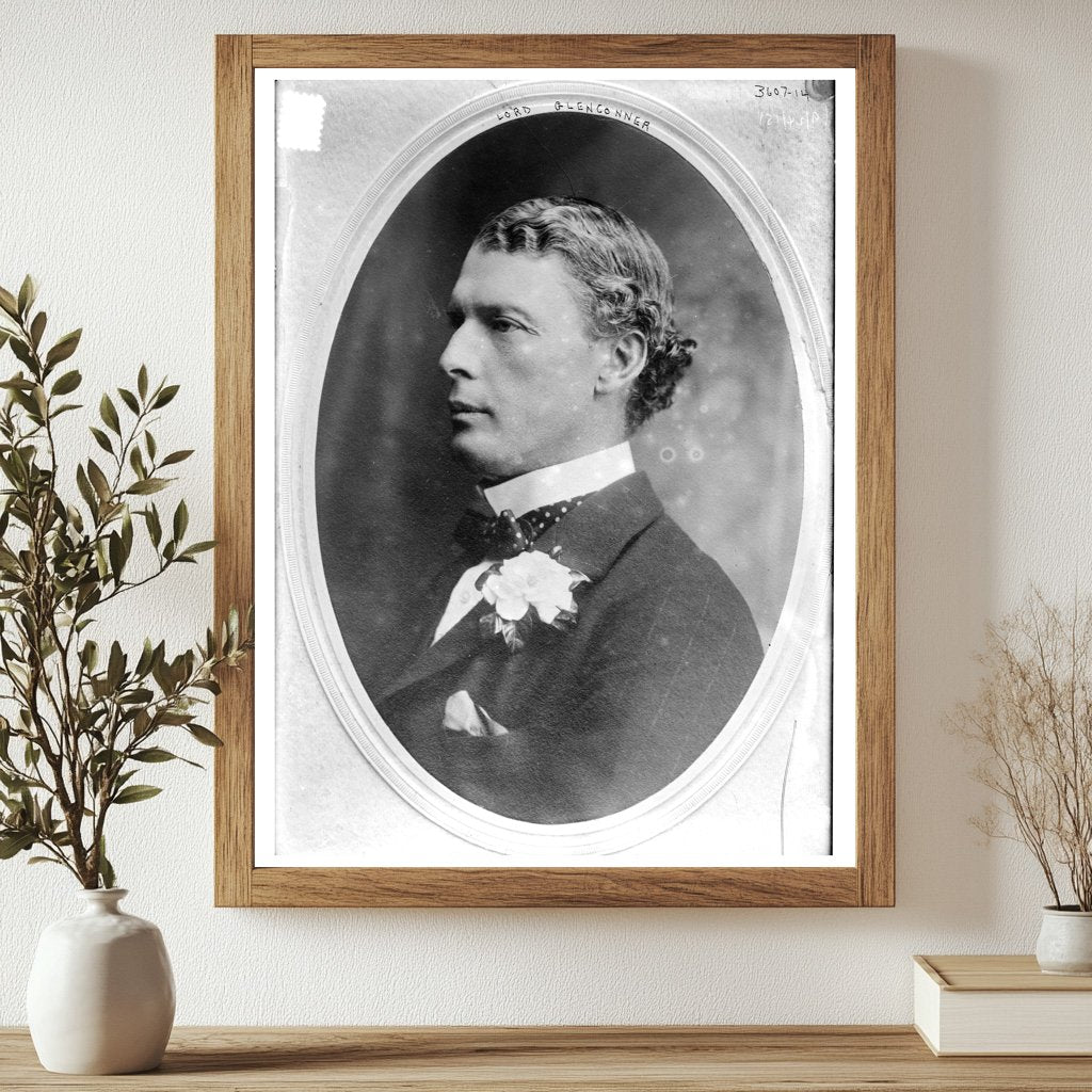 Historic Lord Glenconner Print, Vintage Art