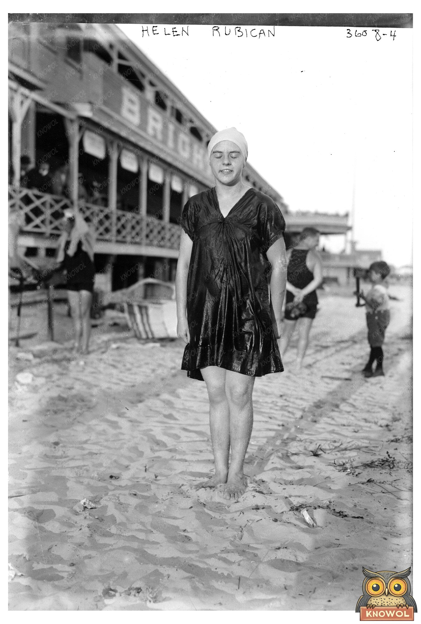 Vintage Portrait of Helen Rubican, 1910-1915
