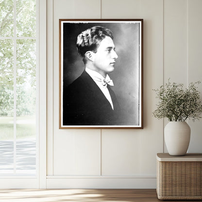 Historic Cr. [i.e., Crown] Prince of Belg. [i.e., Belgium] Print, Vintage Art