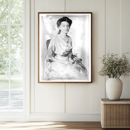 Historic Marie Augustine of Anhalt Print, Vintage Art