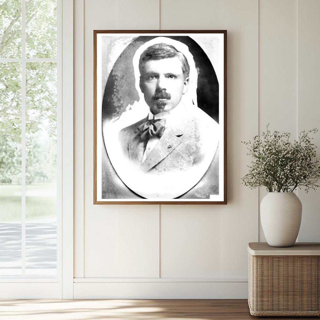 Historic Lawrence Addicks Print, Vintage Art