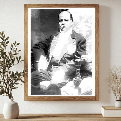 Historic Manuel E. Cabrera Print, Vintage Art