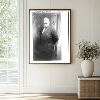 Historic Count Max Lynar Loudon [i.e., Louden] Print, Vintage Art