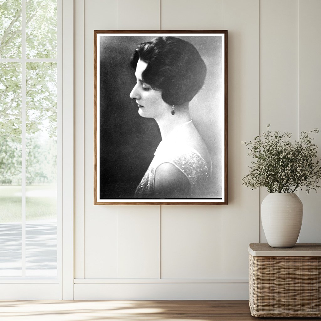 Historic Astrid of Belg. Print, Vintage Art