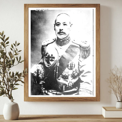 Historic Wu Pei Fu Print, Vintage Art