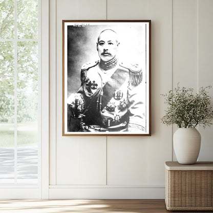 Historic Wu Pei Fu Print, Vintage Art