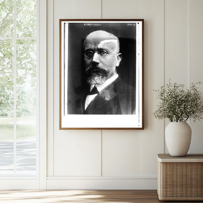 Historic E. Venizelos Print, Vintage Art