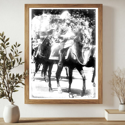 Historic King George Print, Vintage Art