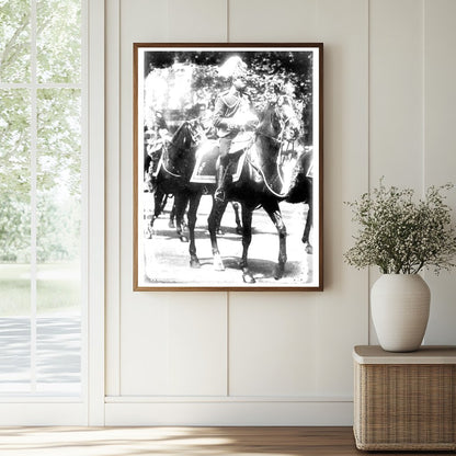 Historic King George Print, Vintage Art