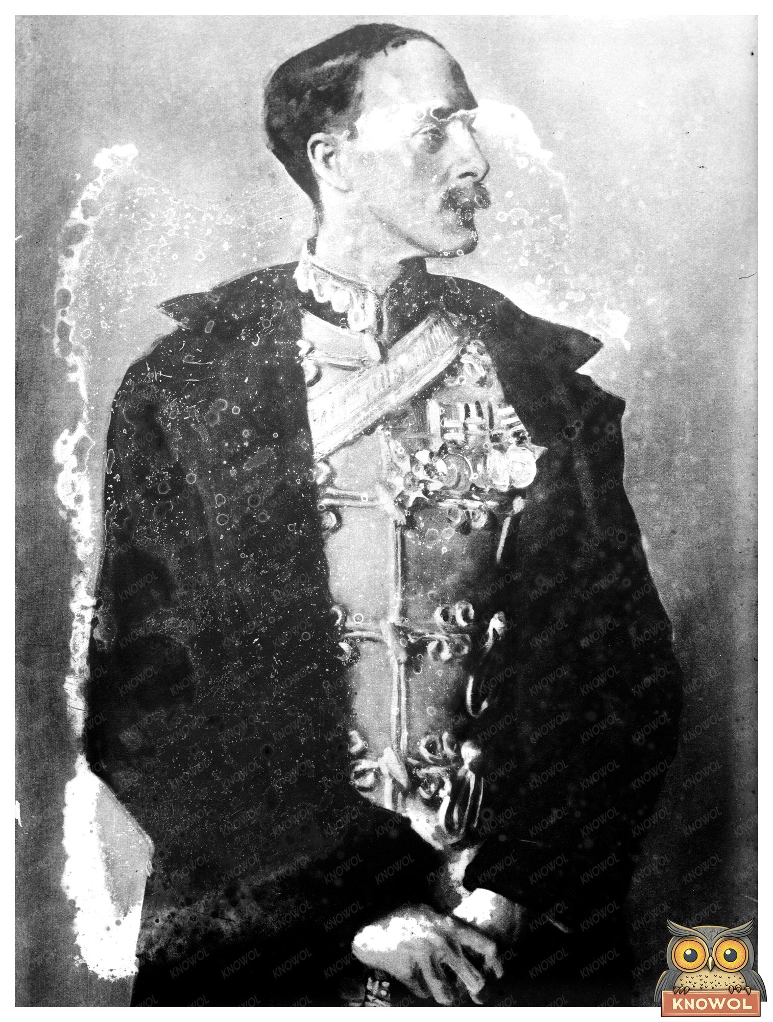 Historic Gen. Sir Ian Hamilton Print, Vintage Art