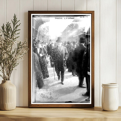 Early 20th Century Senator J. OGorman Portrait