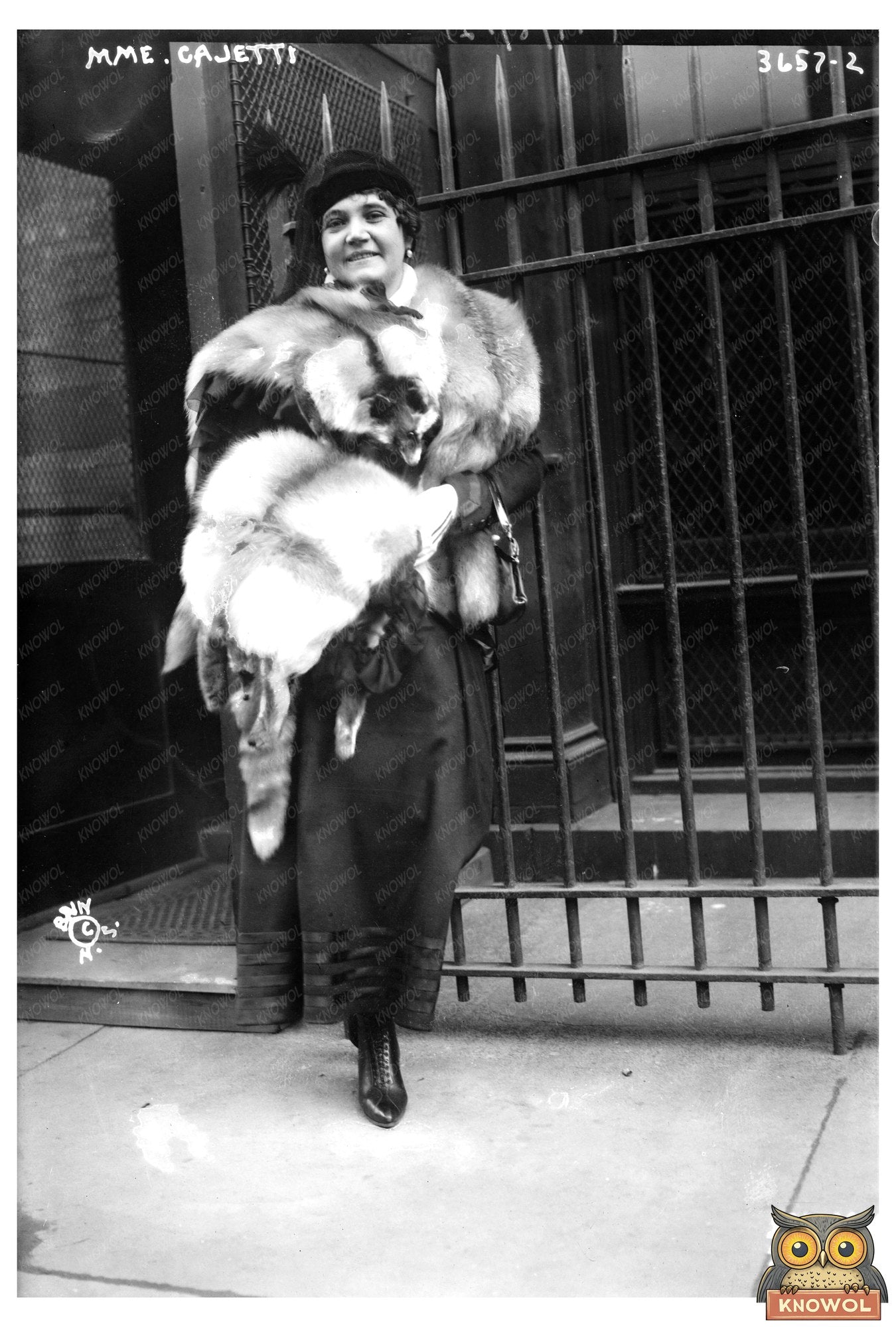 Elegant Portrait of Mme. Cajetti, 1915