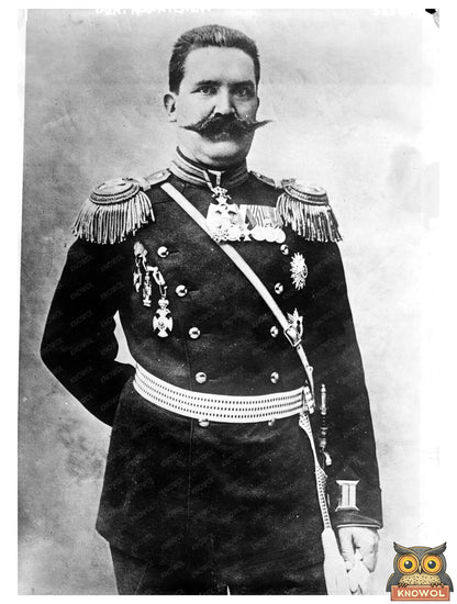 Historic Gen. Kowatchew [i.e., Kovachev] Print, Vintage Art