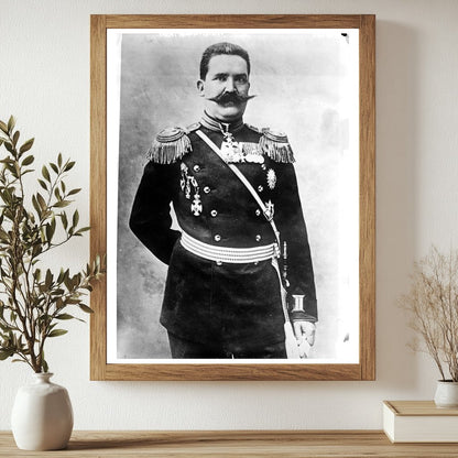 Historic Gen. Kowatchew [i.e., Kovachev] Print, Vintage Art