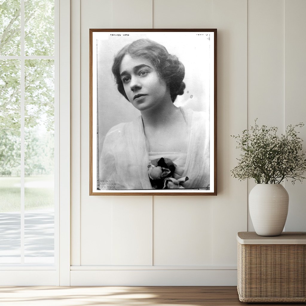 Historic Pauline Lord Print, Vintage Art