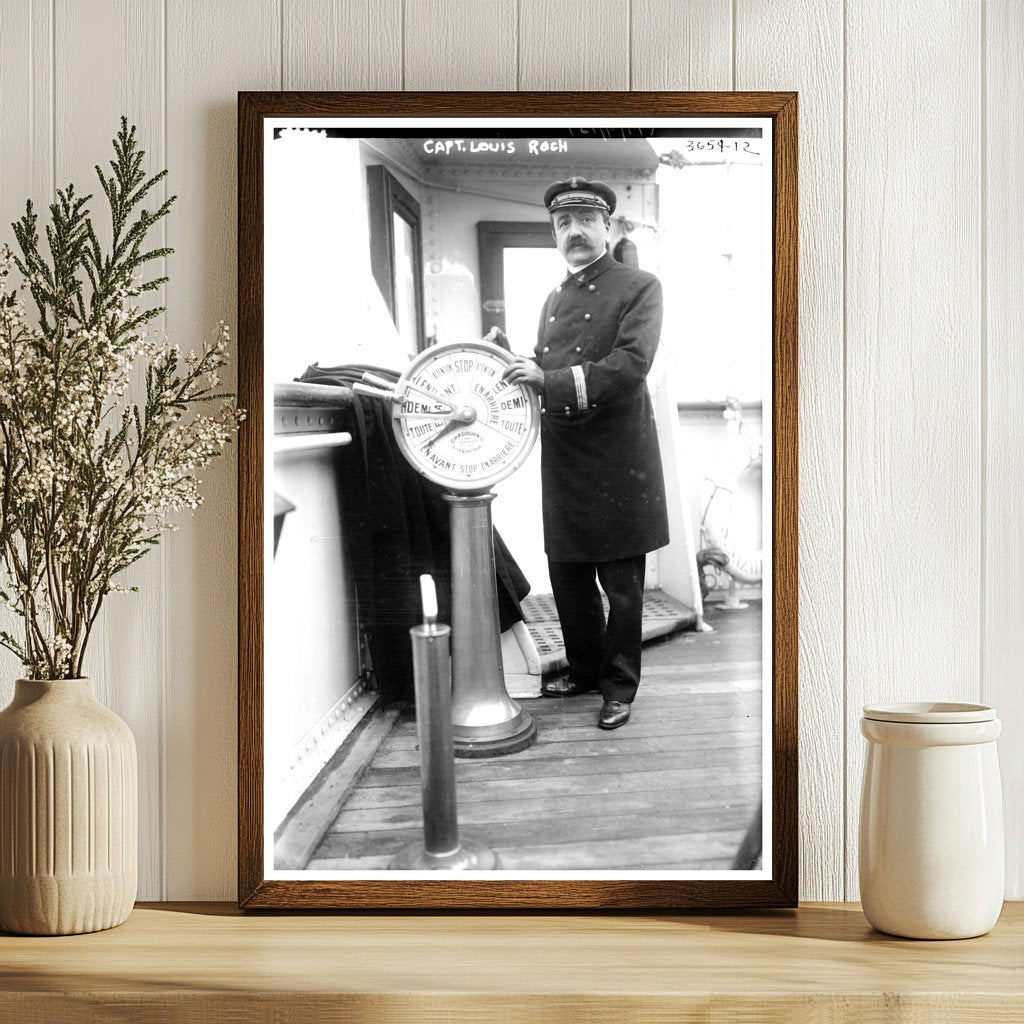 Historic Portrait of Capt. Louis Roch, 1910s Army Hero – KNOWOL