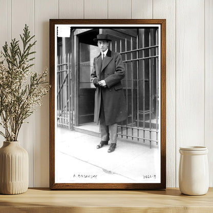 Historic Glass Negative of A. Bodansky, 1915