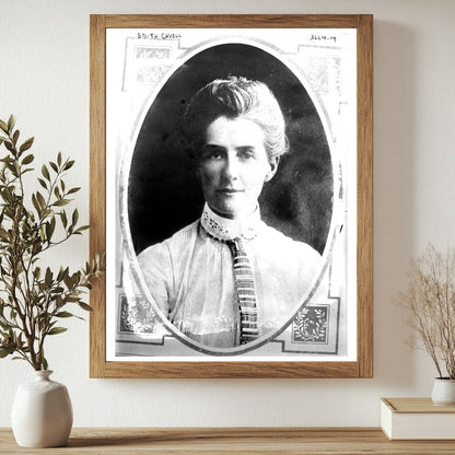 Historic Edith Cavell Print, Vintage Art