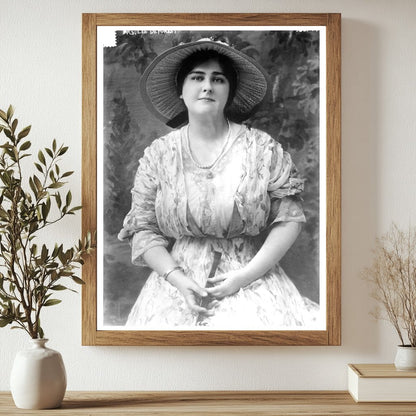 Historic Mrs. Lee de Forest Print, Vintage Art