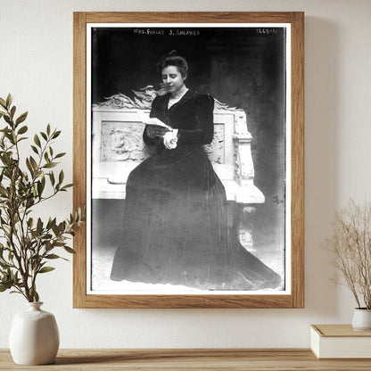 Historic Mrs. Finley J. Shepard Print, Vintage Art