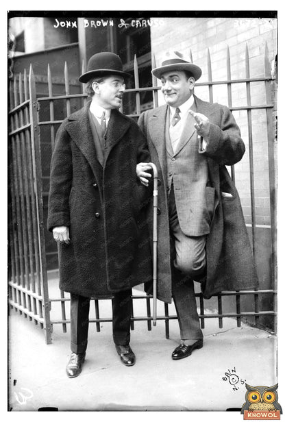 Historic Duo: John Brown & Caruso, 1910-1915