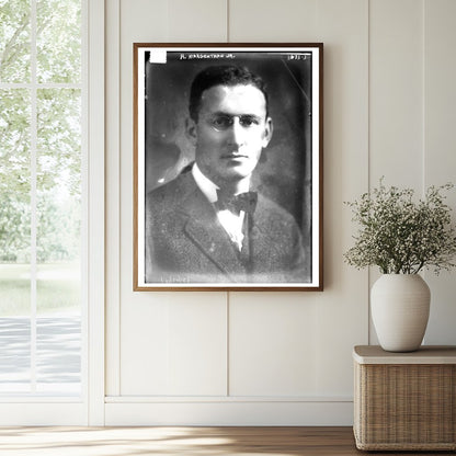 Historic H. Morgenthau Jr. Print, Vintage Art