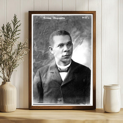 Booker T. Washington: Pioneering Educator Portrait