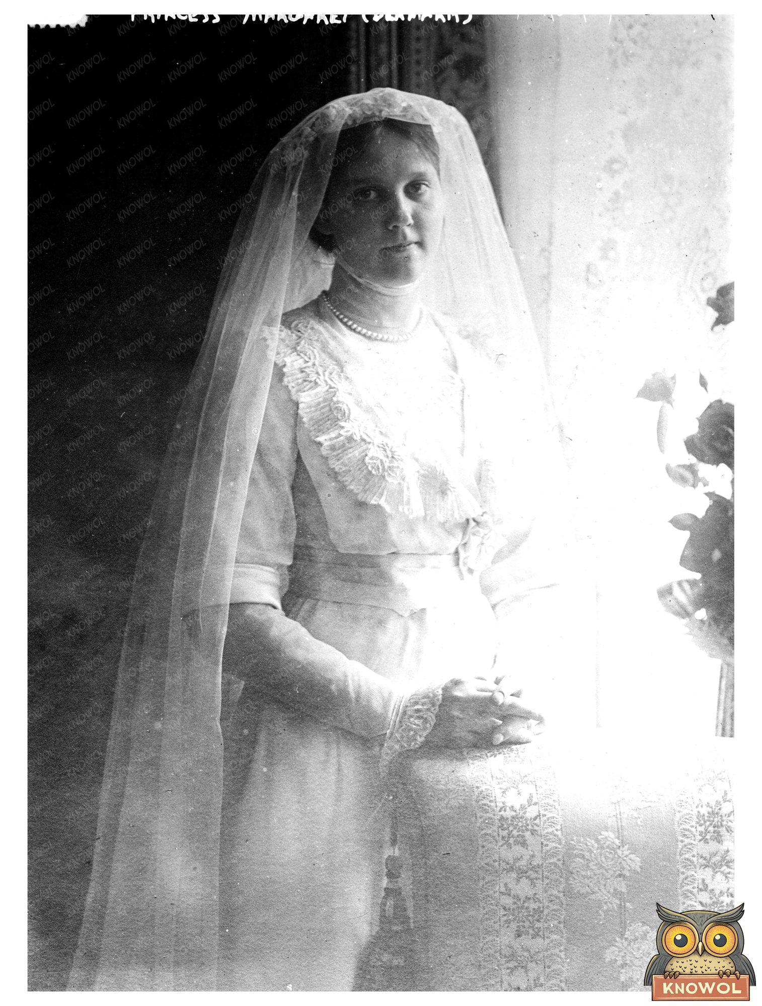 Historic Princess Margaret (Denmark) Print, Vintage Art
