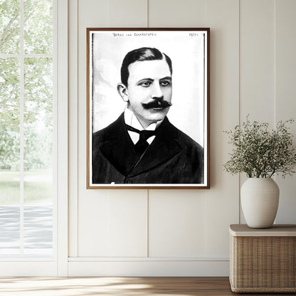 Historic Baron von Eckardtstein [i.e., Eckardstein] Print, Vintage Art