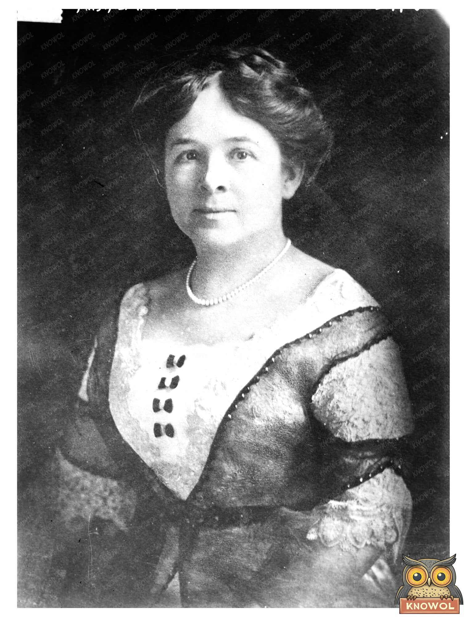Historic Mrs. Henry Ford, 11/24/15 Print, Vintage Art