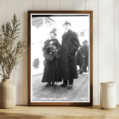 1900s Portrait of Brand Whitlock and His Wife